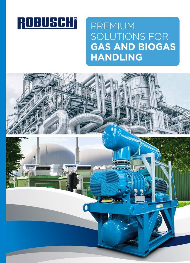 Cụm máy thổi khí biogas Robuschi Robox Bio và Gas