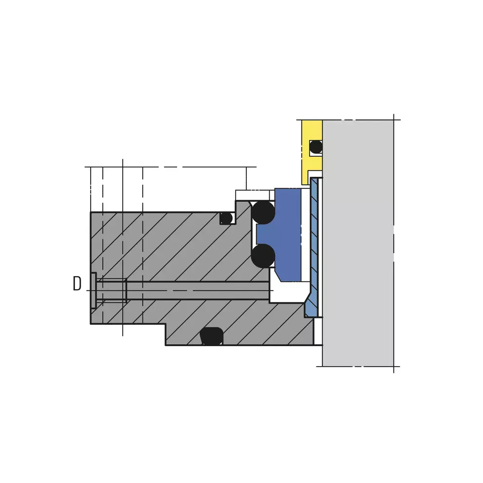 Phớt cơ khí máy khuấy EagleBurgmann M461K - ban ve